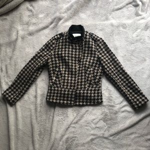 Banana Republic Wool Houndstooth Coat